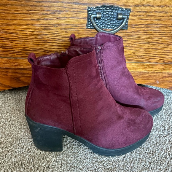 Shoes - Suede Ankle Boots